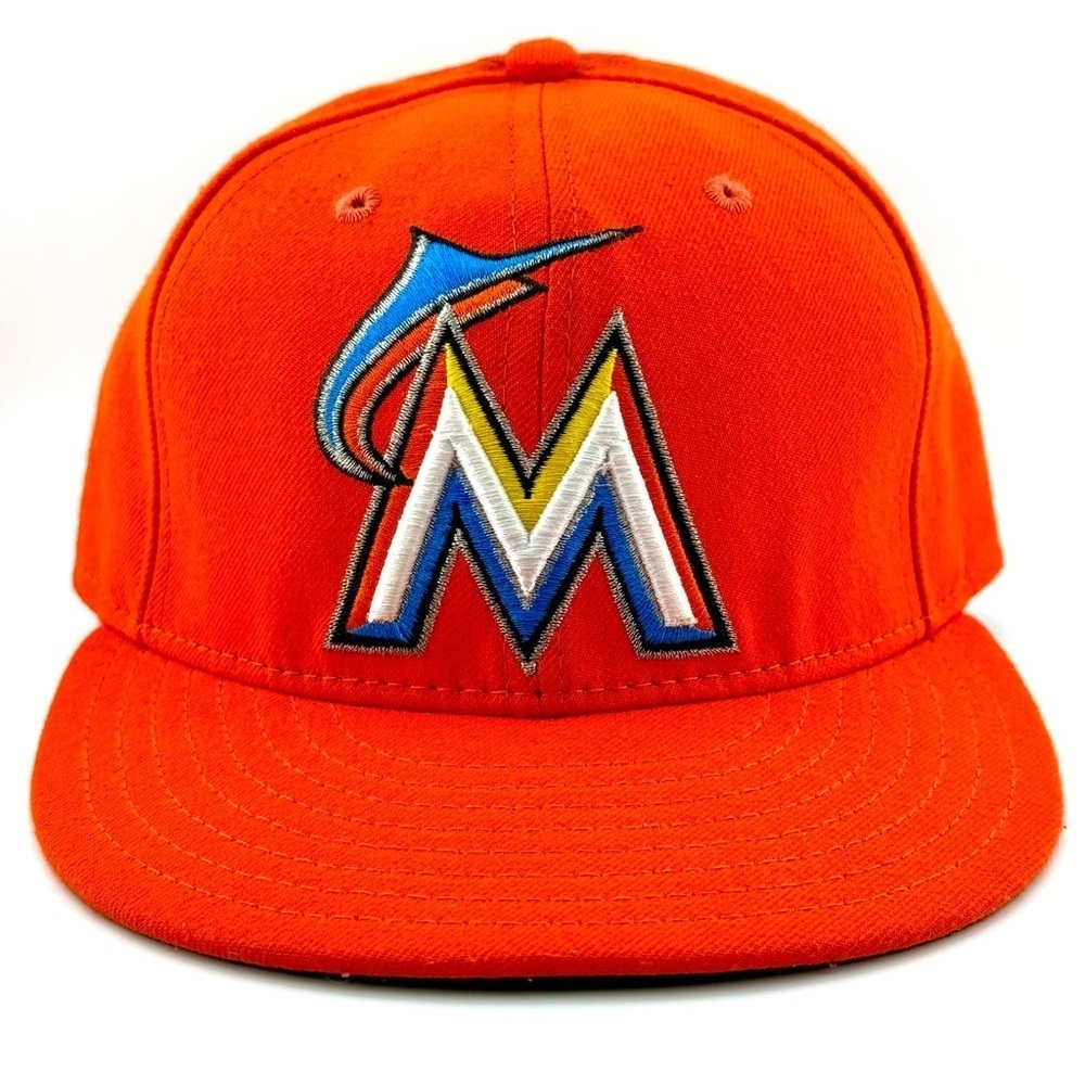 Miami Marlins Baseball New Era 59Fifty Cap/hat Size 7 1/8 Great condition! - Picture 12 of 16